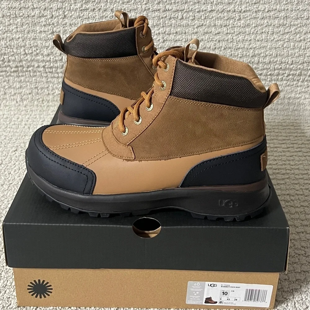 UGG Emmett Duck Boots Chesnut Brown